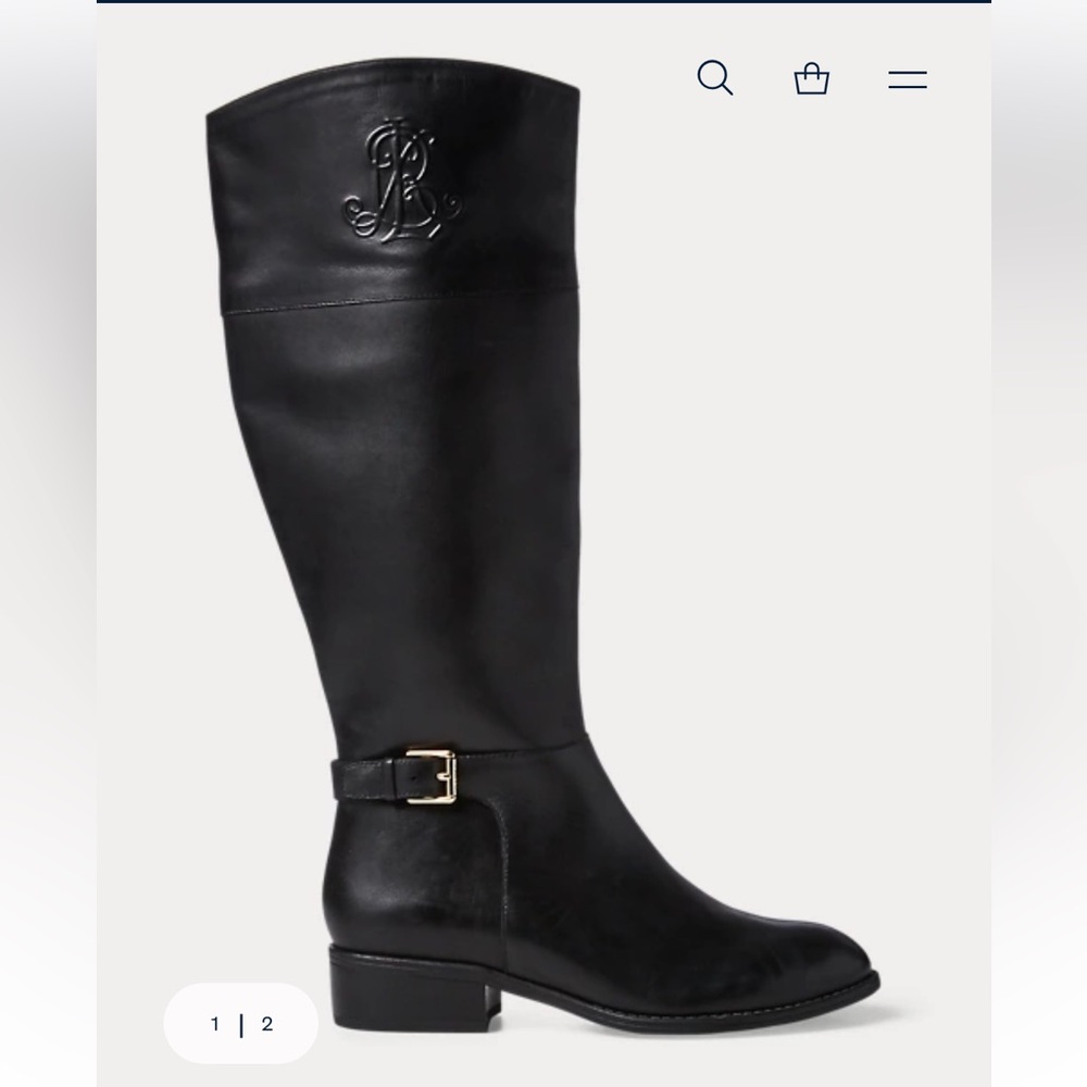Ralph Lauren - Madisen Leather Boot
